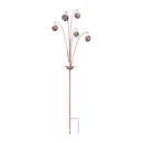 Melrose Floral Garden Stake (Set of 2) 42"H Iron Brown & Green