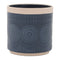 Melrose Ceramic Mandala Pattern Planter Set of 2 Planter, Ceramic