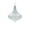 Melrose Frosted Blue Glass Ornaments – Set of 6