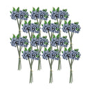 Melrose Blue Berry Foliage Bundle (Set of 12)