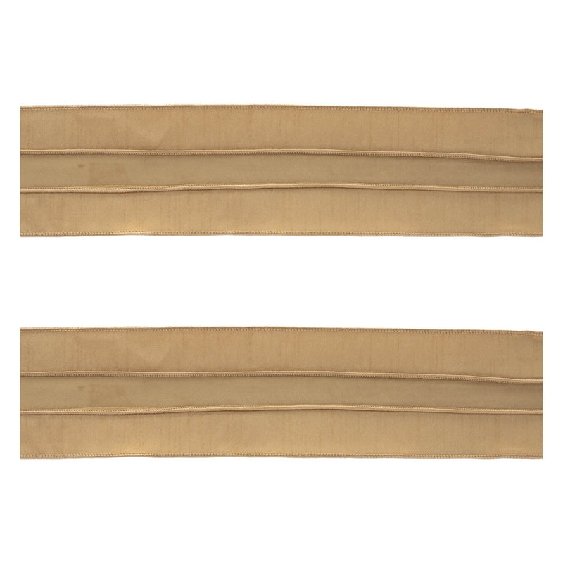 Melrose Gold Wired Ribbon (Set of 2)