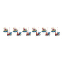 Melrose Rocking Horse and Toy Train Ornament (Set of 12)