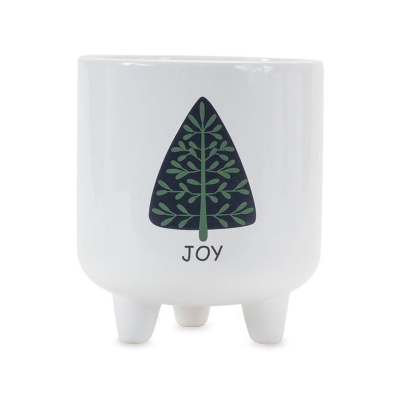 Melrose Footed Pine Tree Planter (Set of 3)