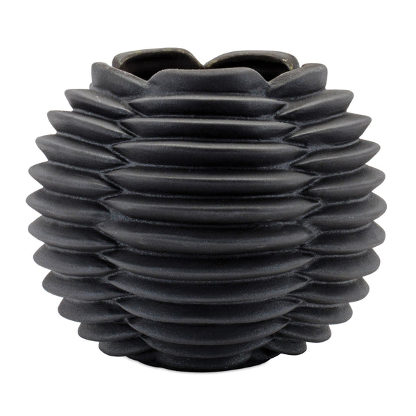 Melrose Ribbed Container Planter, Ribbed, Ceramic