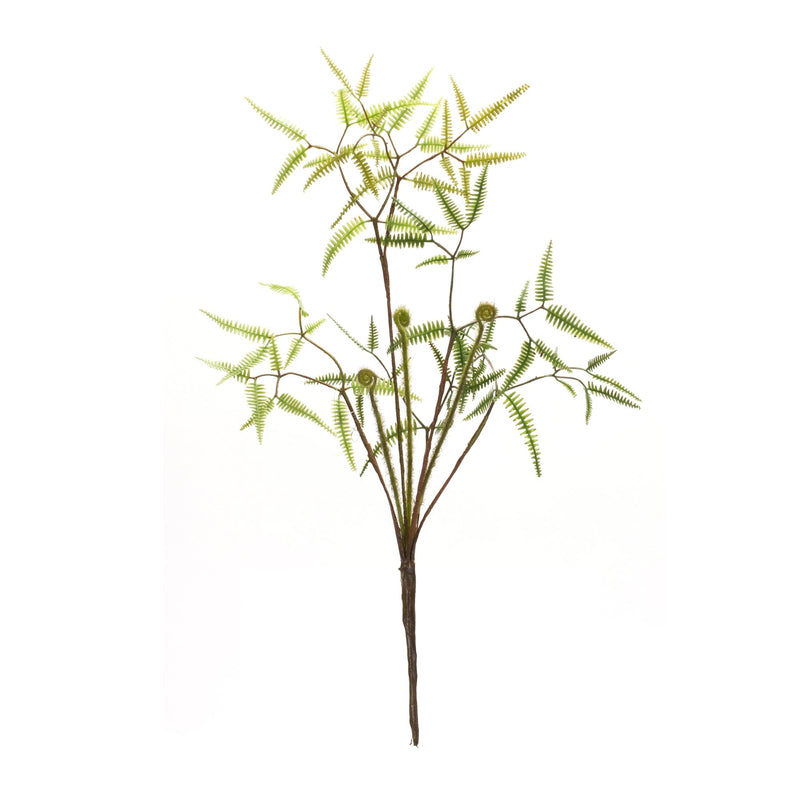 Melrose Mini Fern Foliage Bush with Sprout Accent (Set of 6)