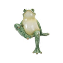 Melrose Frog Shelf Sitters (Set of 3) 4"H Resin Green