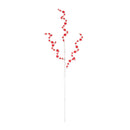 Melrose Wood Bead Swirl Spray (Set of 6)
