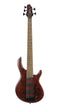 Cort B5 Element Artisan Series 5-String Bass Guitar - Open Pore Burgandy Red