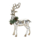 Melrose Holiday Deer (Set of 2) 7"H, 13.5"H