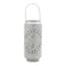 Melrose Punched Metal Candle Lantern 15.5"H Glam & Luxury Gray