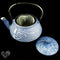 Japanese Tetsubin Cast Iron Teapot 27 oz / 0.8 L Blue Bamboo with Infuser