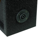 Qpower Full Range Empty Box Holds 2 - 8" & 2 - Super Tweeter w/ Speakon CH102S