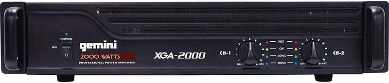 Gemini 2000 Watt Max Professional Power Amplifier - XGA2000
