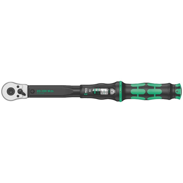 Wera 3/8" Adjustable Torque Wrench with Reversible Ratchet 20-100 Nm