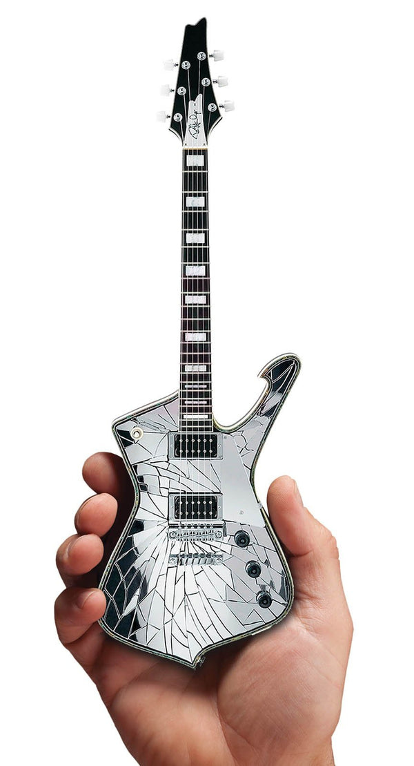 Iconic Concepts Officially Licensed Kiss Shattered Mirror Mini Guitar Replica