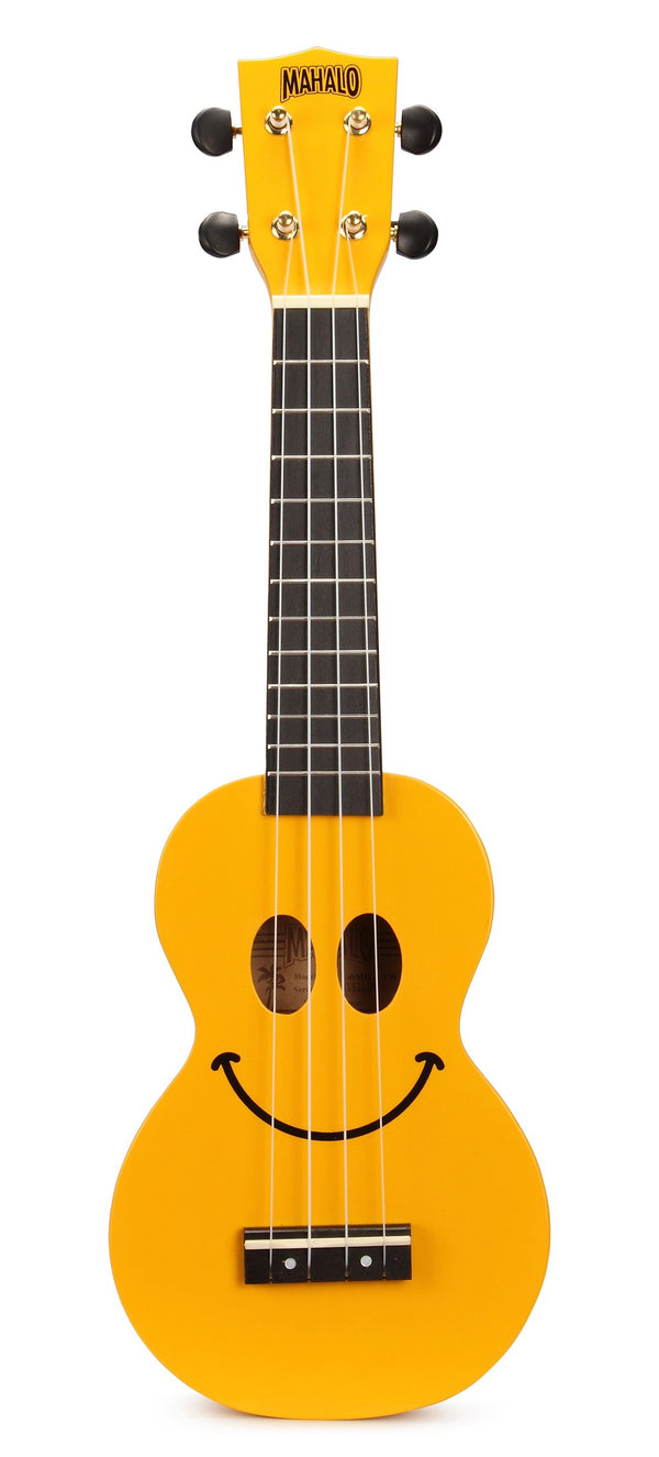 Mahalo Smiley Soprano Ukulele - Yellow - U-SMILE YW