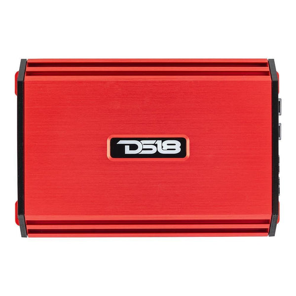 DS18 Select Class D 4 Channel 3000 Watts Amplifier - Red - S30004DRD