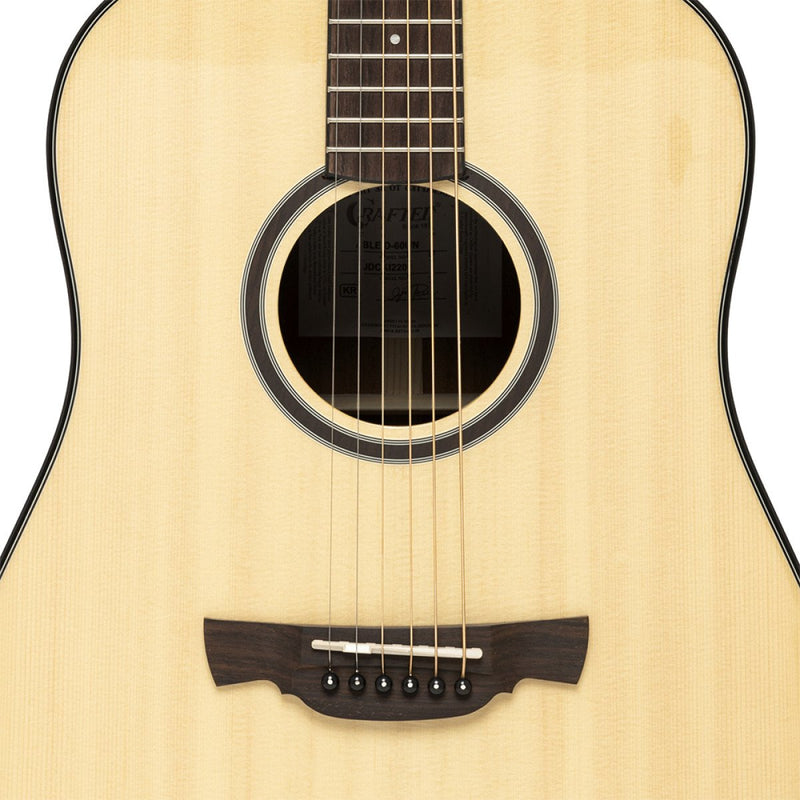 Crafter Able Series 600 Left-Handed Dreadnought Acoustic Guitar - ABLE D600 N LH