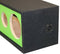 DeeJay LED 12" Side Speaker Enclosure w/ 3 Horn & 2 Tweeters Ports - Green