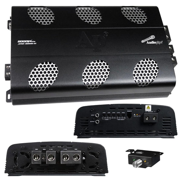 Audiopipe Full Range Class D Monoblock Amplifier 8000 Watts APHF-8000D-H1