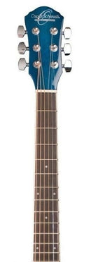 Oscar Schmidt OGHS 1/2 Size Dreadnought Acoustic Guitar Trans Blue  - OGHSTBL