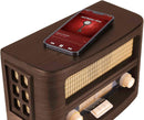 Fuse Vint Vintage Retro Radio & Speaker with Qi Charging Pad and Bluetooth