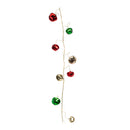 LED Lighted Sleigh Bell String Garland (Set of 12)