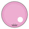 Remo Powerstroke P3 Skyndeep Resonant 24″ Bass Drumhead w/ 5″ Offset Hole - Pink