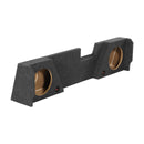 QPower GMC/Chevy Double Cab '14-'22 Dual 10 Empty Woofer Box BQGMC102014DCAB
