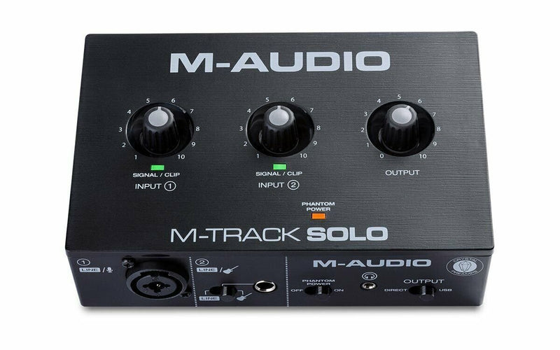 Home Recording Bundle Studio w/ Pro Tools Intro M-Track Solo Free Ship