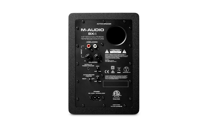 M-Audio BX4 120 Watt Powered Studio Monitors - Pair