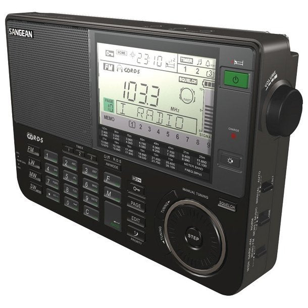 Sangean Professional Multiband AM/FM/SW Receiver - Black  - ATS-909X-BK