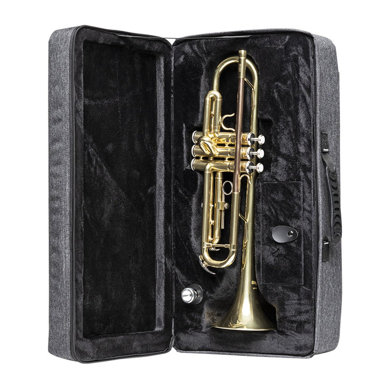 Stagg Sturdy Trumpet Soft Case - Black - SC-TP-BK