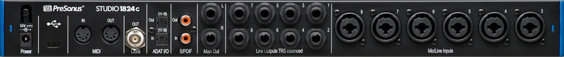 PreSonus Studio 1824c USB-C Audio Interface with StudioOne Artist Software