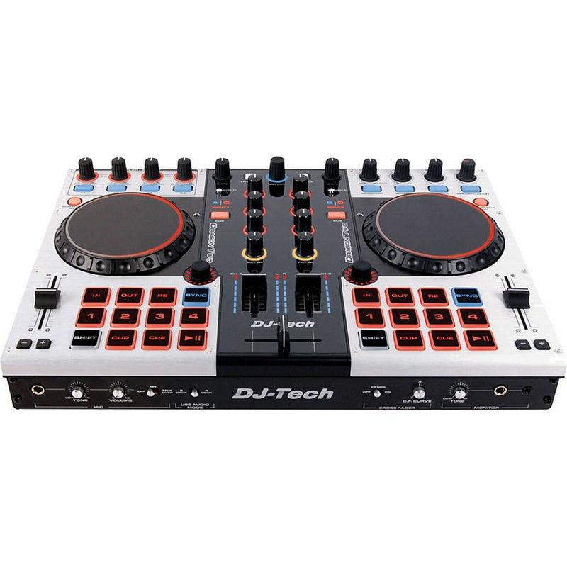 DJ-Tech Dragon Two Professional 4-Channel Digital DJ Controller and Mixer