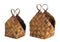 Woven Metasequoia Wood Basket with Handles (Set of 4)