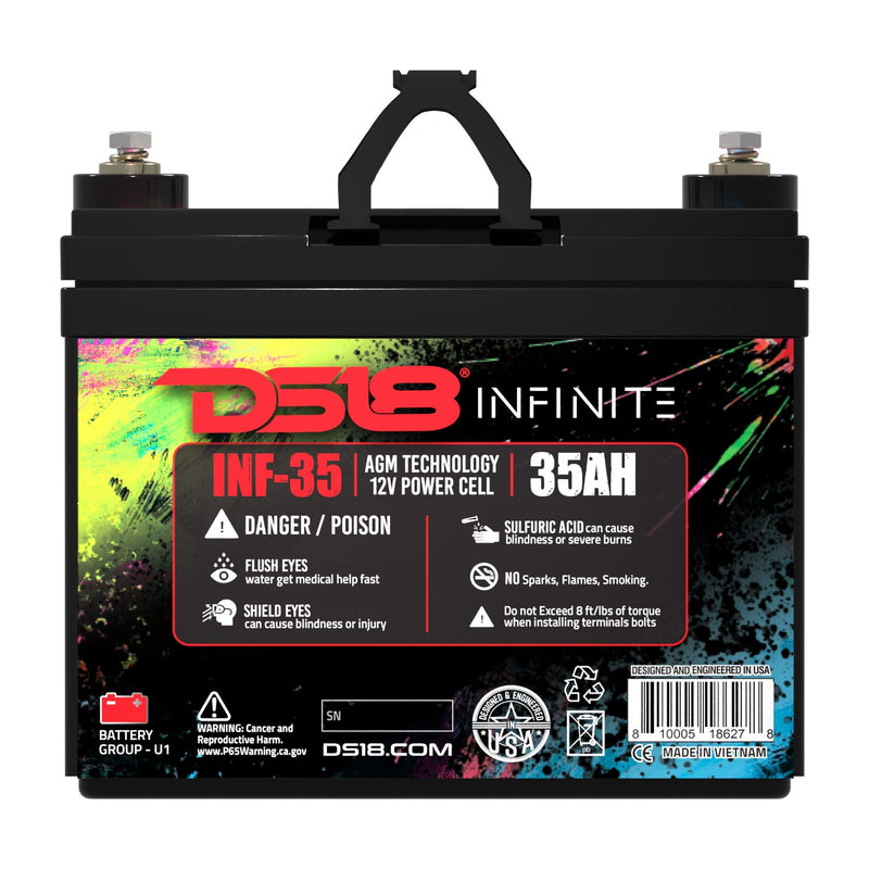 DS18 INF-35AH Infinite 35Ah 1250W AGM Power Cell 12 Volt Battery