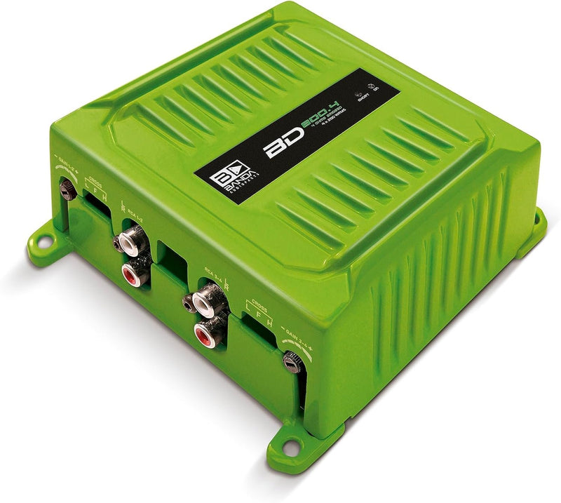 Banda BD800.42OHMGREEN 800-Watt 4-Channel Car Amplifier - Green