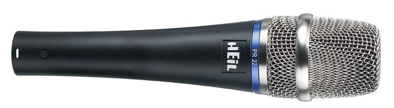 Heil Sound Dynamic Cardioid Handheld Microphone - Silver/Black - PR22