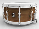 British Drum Co. 14 x 6.5" Big Softy Snare Drum Tulip / Cherry Blended Shell
