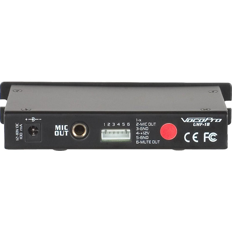VocoPro UHF-18-O-Diamond Single-Channel Handheld Wireless Microphone System Ruby