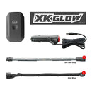XKGlow LED Interior Accent Kit Bluetooth Ctrl 6 9" Flexible Strips KS-CAR-MINI