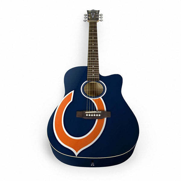 Woodrow Chicago Bears Acoustic Guitar with Gigbag - ACNFL06 - New Open Box
