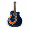 Woodrow Chicago Bears Acoustic Guitar with Gigbag - ACNFL06 - New Open Box