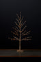 LED Lighted Gold Twig Tree 36"H