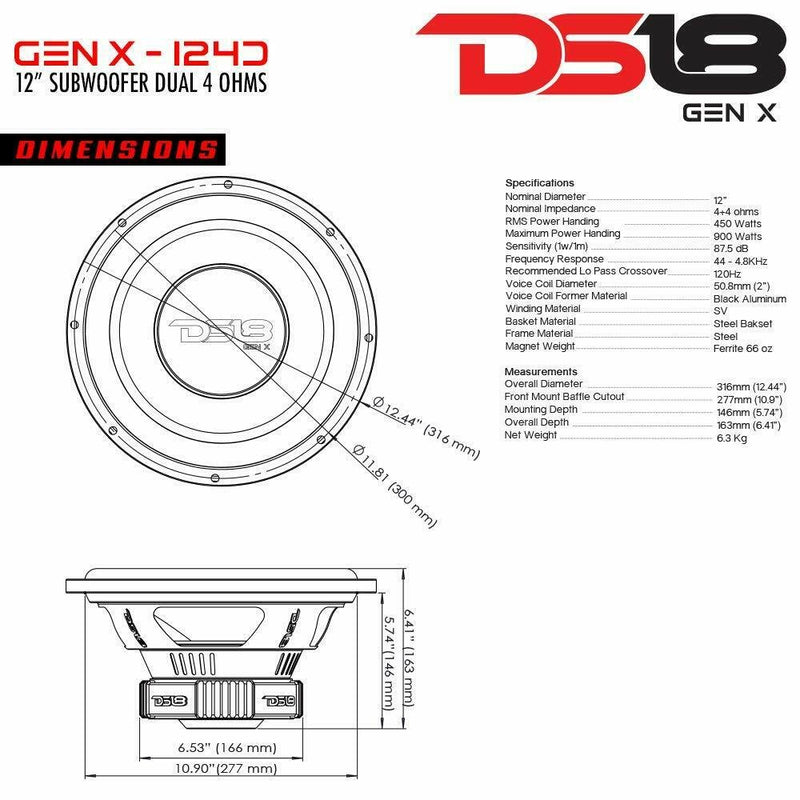 DS18 GEN-X124D 12