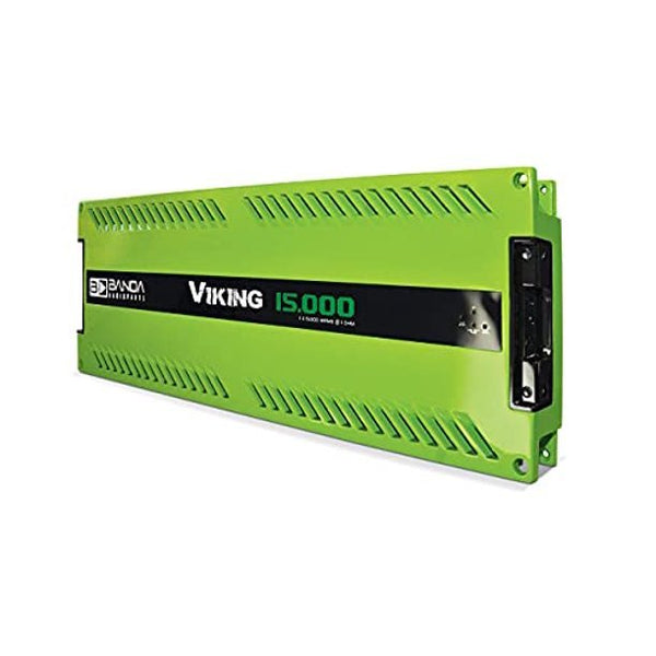 Banda Viking Mono 15000 Watt Class D Car Amplifier - Green - VIKING15000GREEN