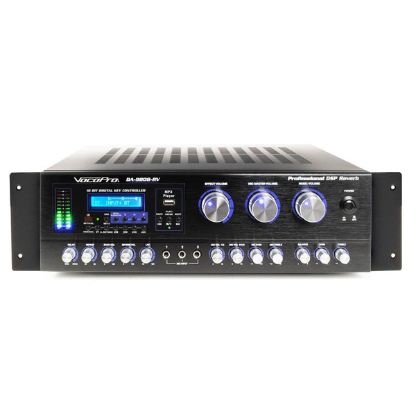 VocoPro 600 Watt Karaoke Amplifier with 24-bit DSP Mic Effect & HDMI input