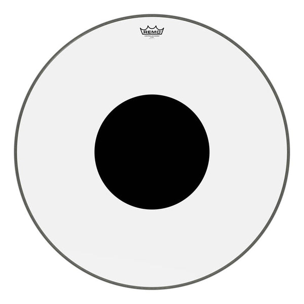 Remo 28” Controlled Sound Series Clear Black Dot Drumhead - CS-1328-10-