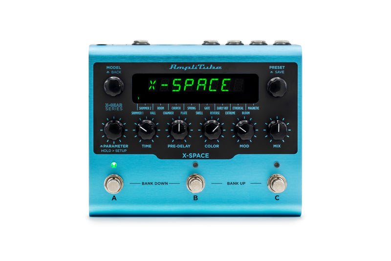 IK Multimedia AmpliTube X-SPACE Reverb Boutique Guitar Digital Effects Pedal
